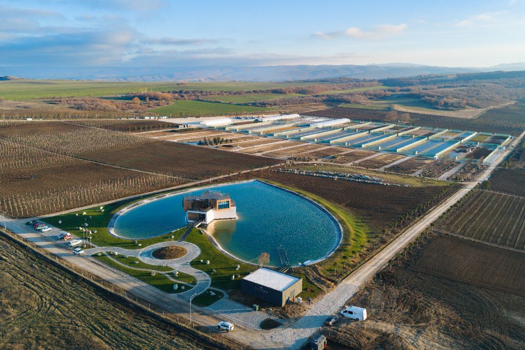 Питомник Суланж с высоты